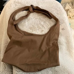 Recycled material brown bag. Could be used for many occasions